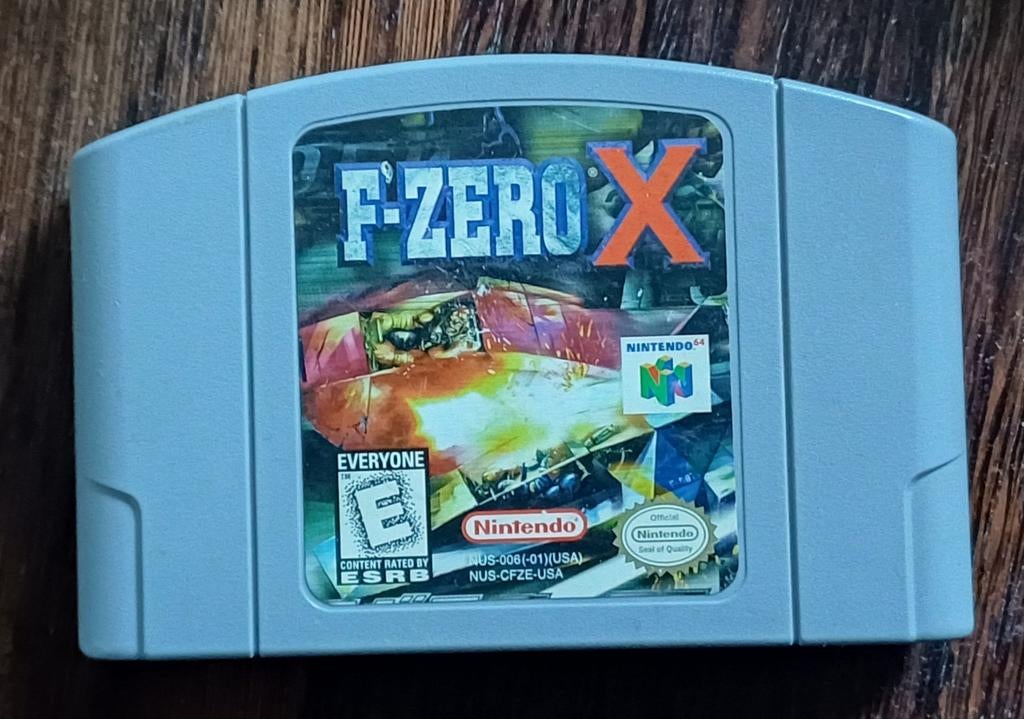 F-Zero X Nintendo 64 (N64) Cartridge, Spelcomputers en Games, Games | Nintendo 64, Gebruikt, 1 speler, Racen en Vliegen, Ophalen of Verzenden