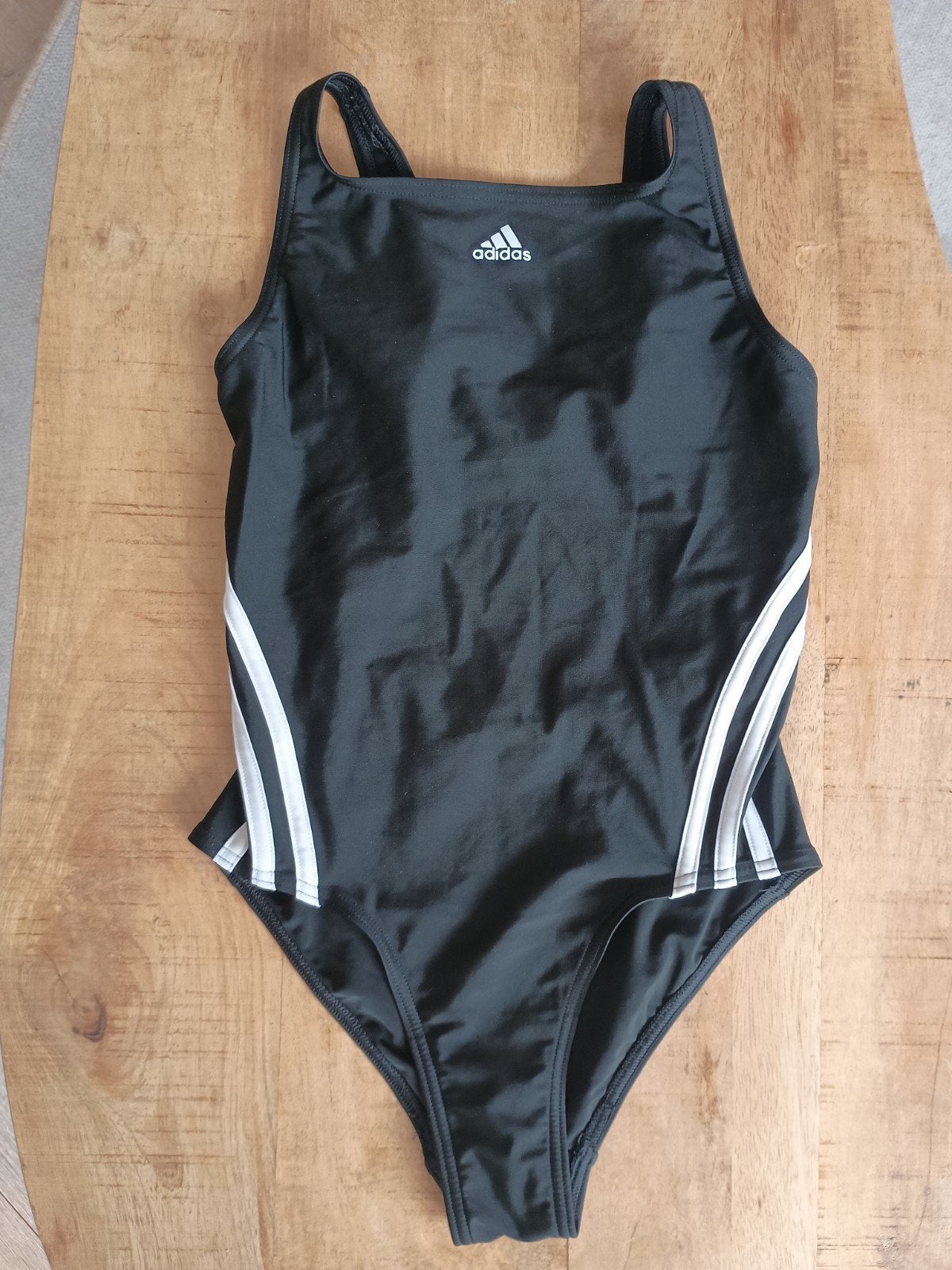 Adidas badpak zwart maat 146-152 (11-12 jaar), Adidas, Gebruikt, Meisje, Badpak