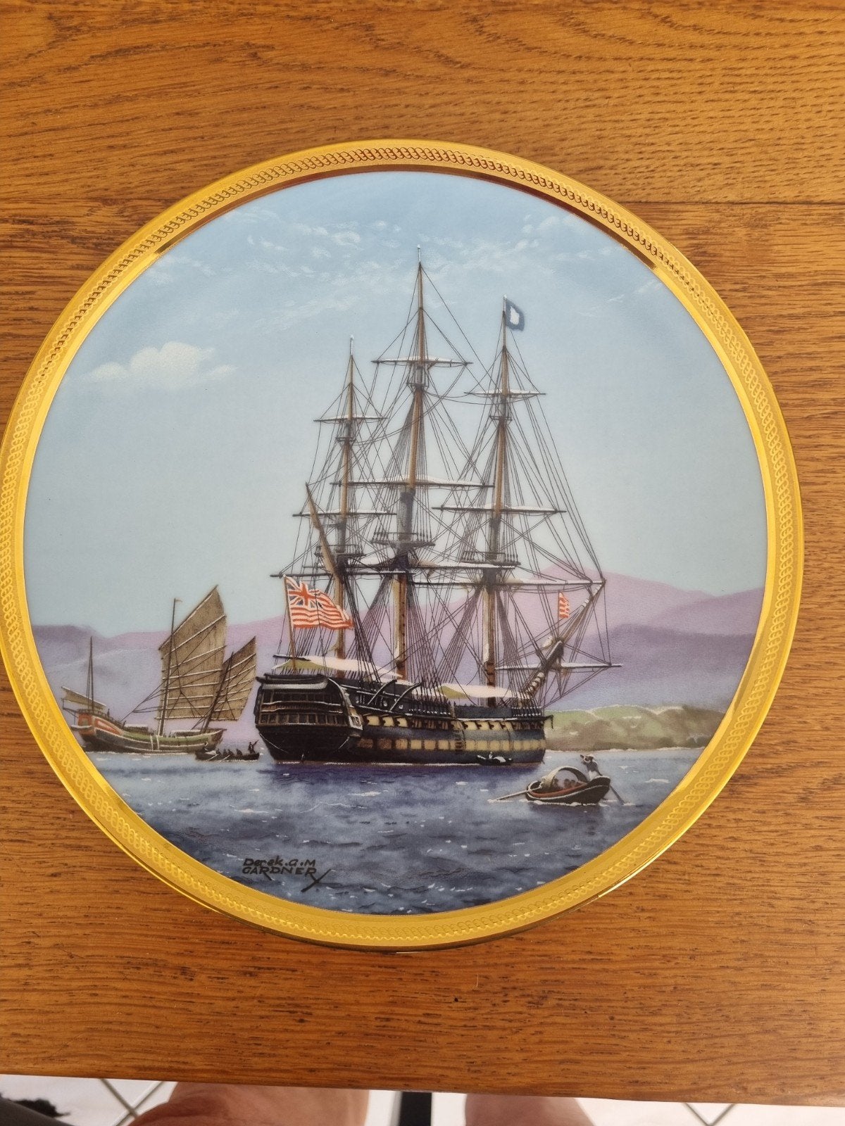 Franklin Mint 'Dorsetshire' Limited Edition Sierbord, Ophalen of Verzenden