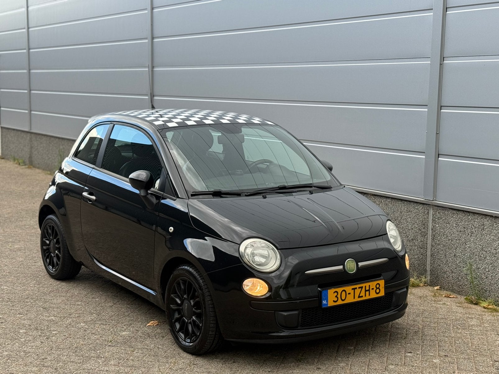 Fiat 500 0.9 TwinAir Turbo 85 PK (2012) – Zwart airco, Auto's, Voorwielaandrijving, 31 €/maand, Origineel Nederlands, Bedrijf