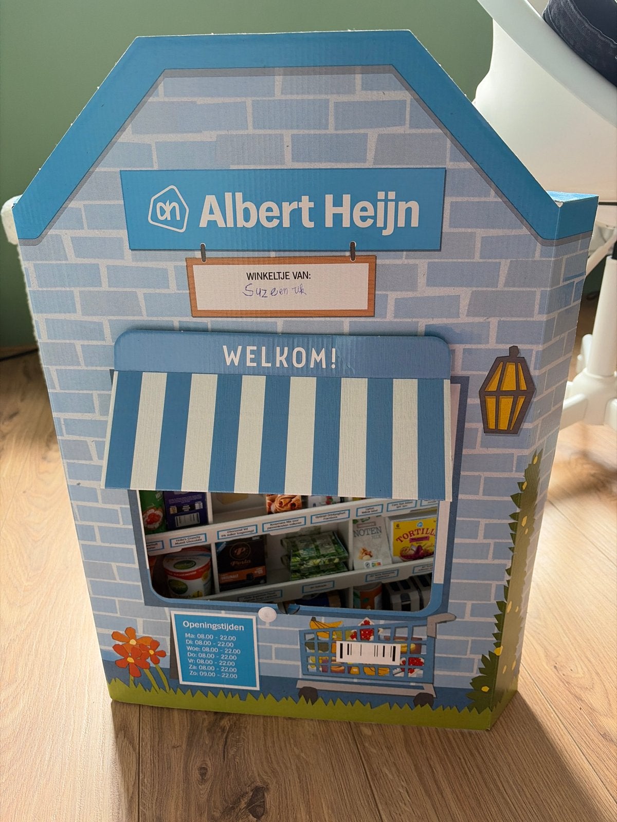 Albert Heijn Winkeltje met bijna complete inhoud, Ophalen, Zo goed als nieuw, Jongen of Meisje