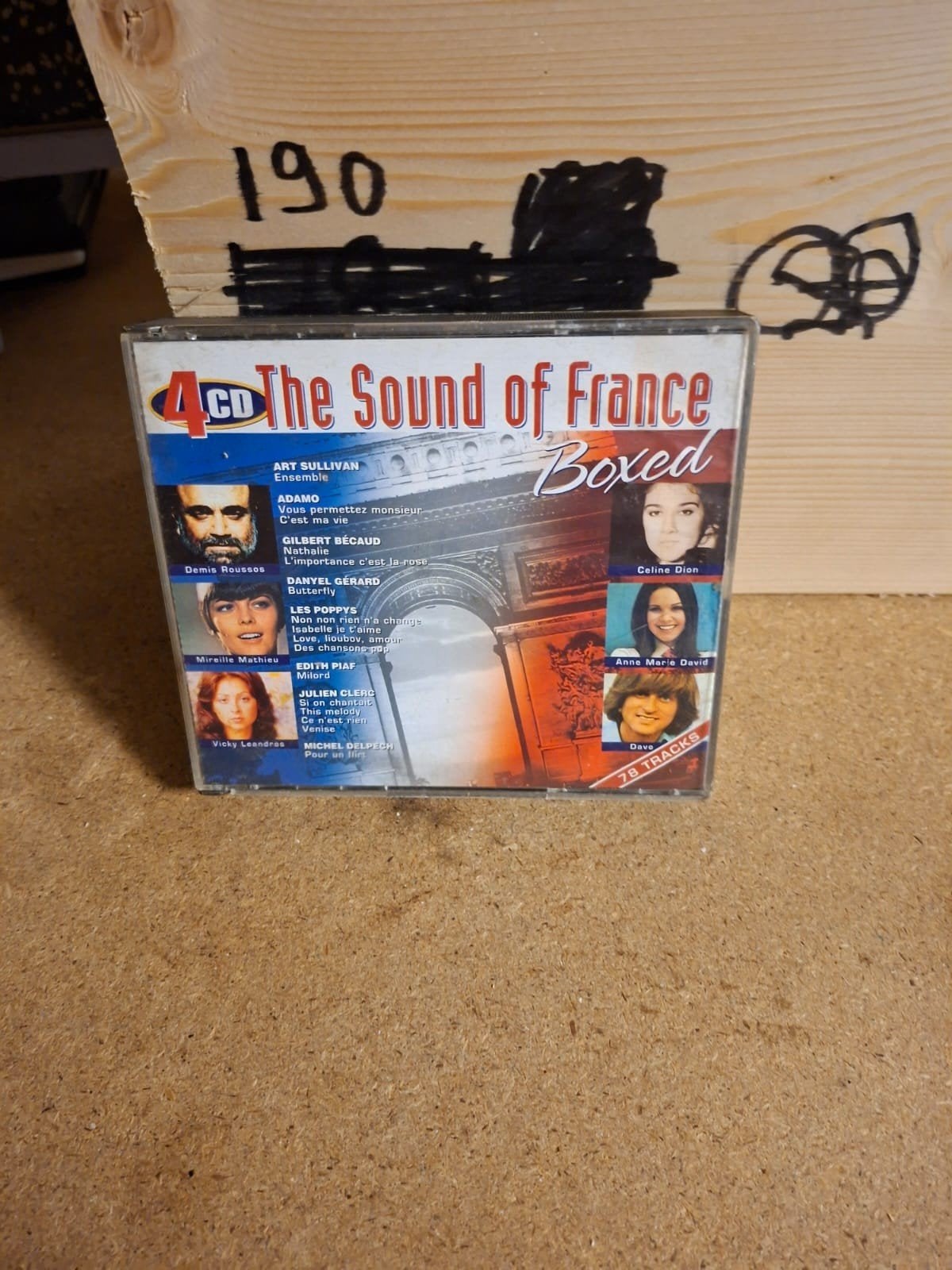 The Sound of France Boxed - 4 CD verzamelalbum, Ophalen of Verzenden, Gebruikt, Boxset