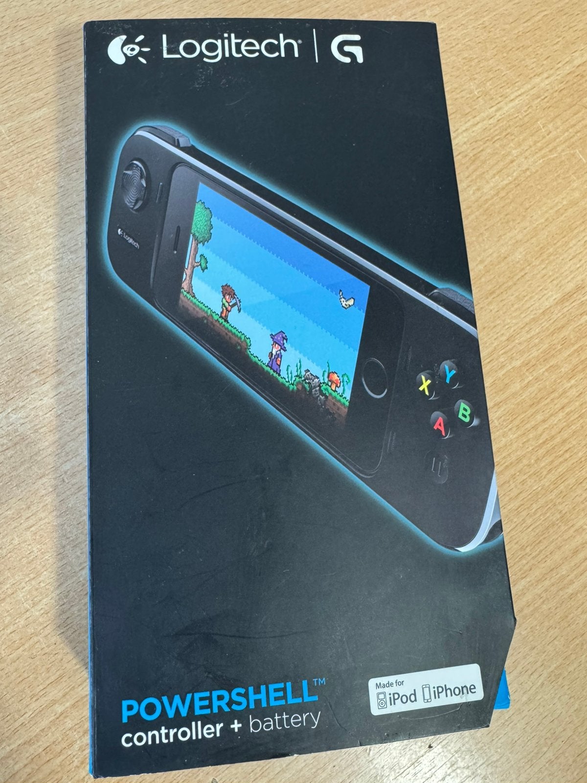 Logitech Powershell Controller ( Nieuw ) Voor Ipod / IPhone, Computers en Software, Joysticks, Ophalen of Verzenden, Zo goed als nieuw