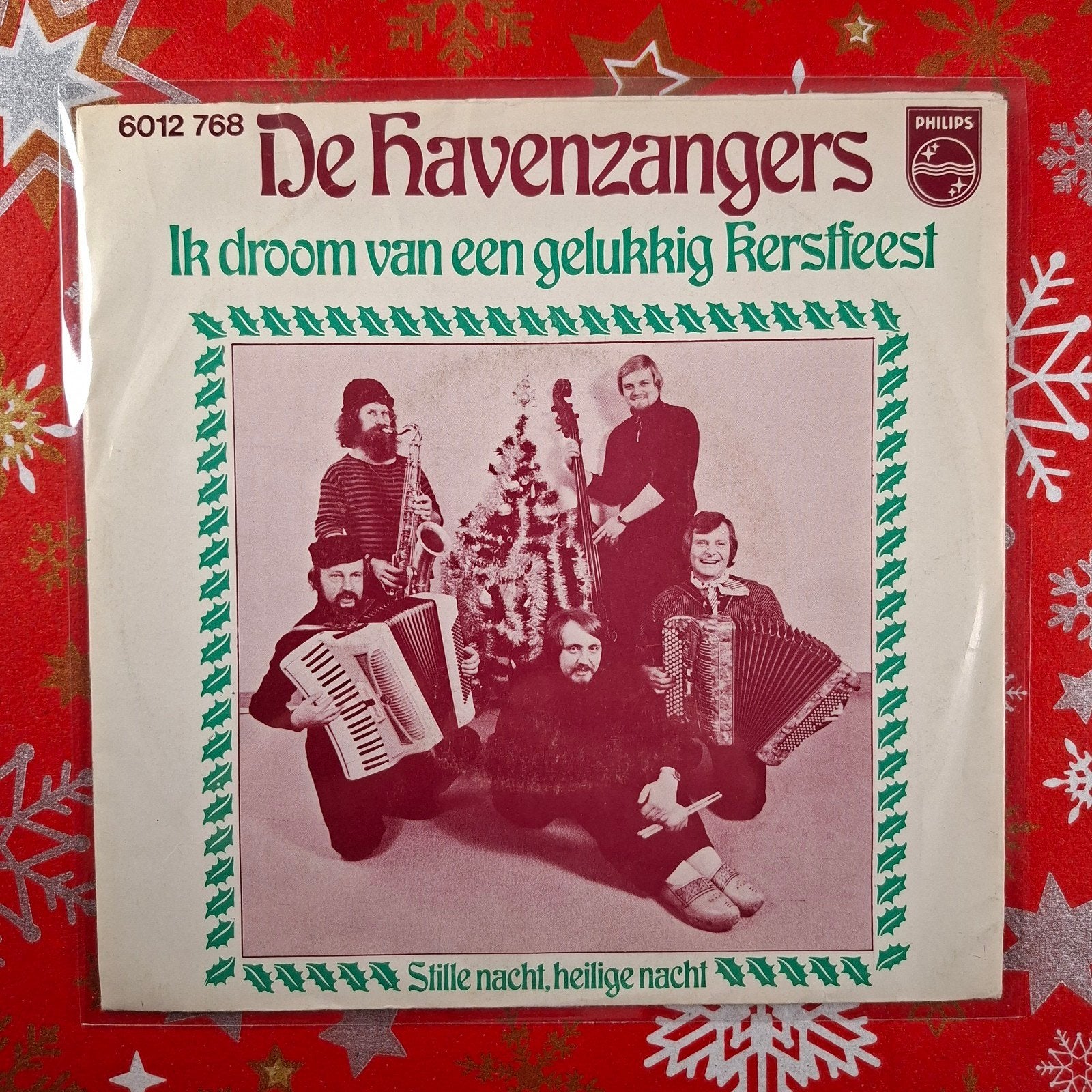 De Havenzangers Ik droom van een gelukkig kerstfeest single, Gebruikt, 7 inch, Ophalen of Verzenden, Inclusief binnenhoes