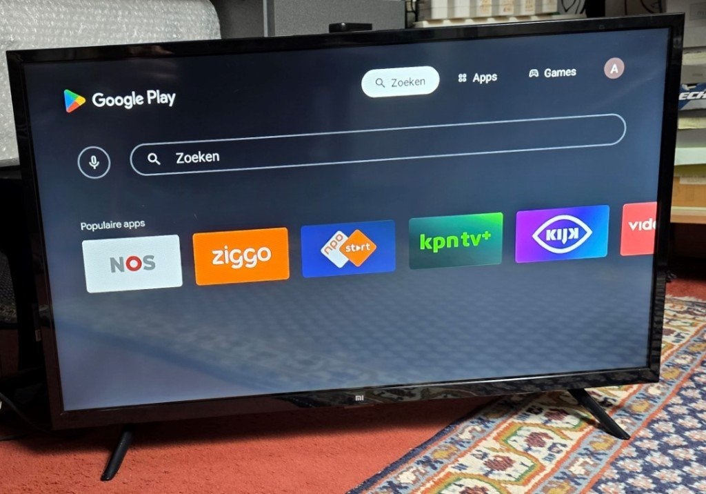 Google Smart TV Xiaomi Mi 32 Inch 81cm Wi-Fi HDMI USB, Ophalen, Zo goed als nieuw