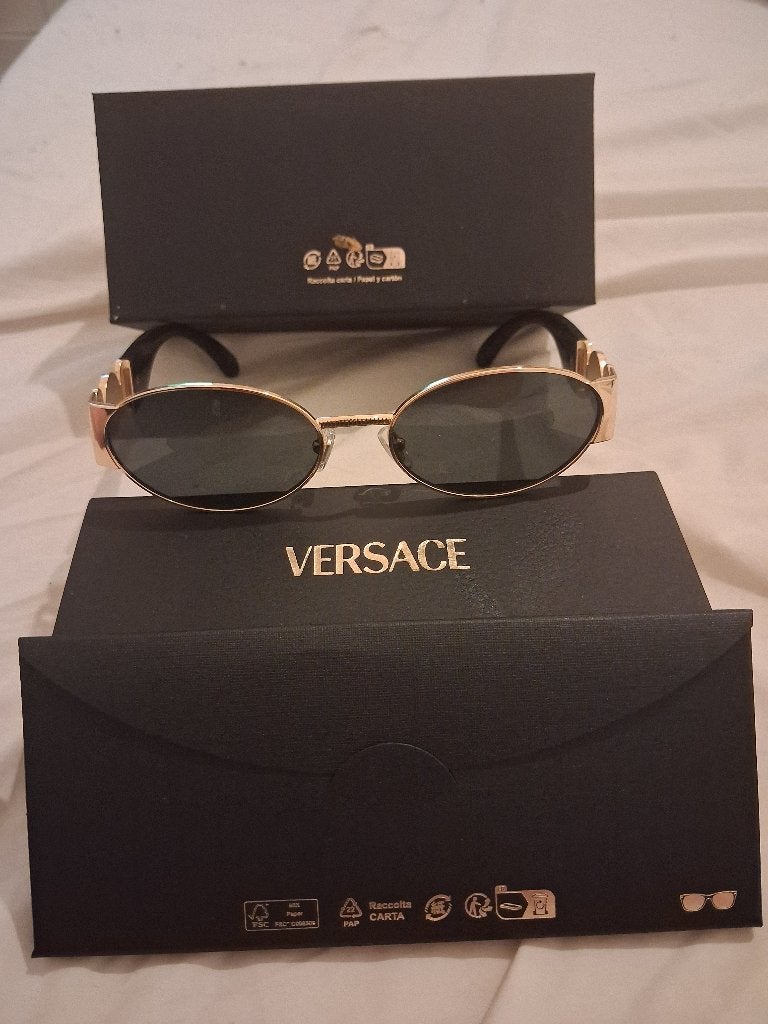Versace zonnebril goud, Zonnebril, Overige kleuren, Nieuw, Ophalen