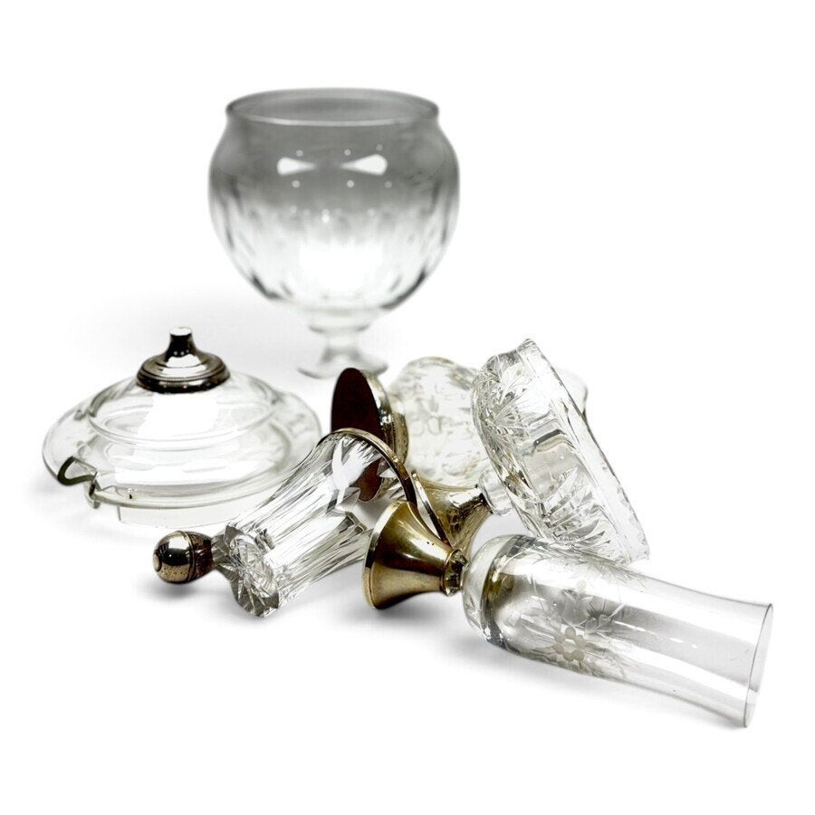 Lot kristal, o.a. Baccarat, Atlantis, Ophalen of Verzenden