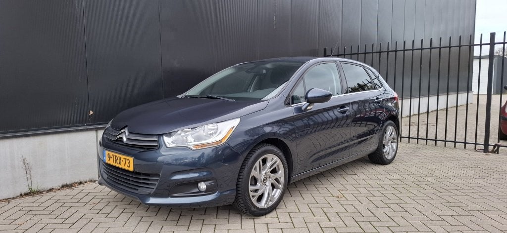 Citroën C4 1.2 PureT. Exclusive 2Eig NAP NAVI PDC ECC, Auto's, Dealer onderhouden, Stof, 1199 cc, Blauw