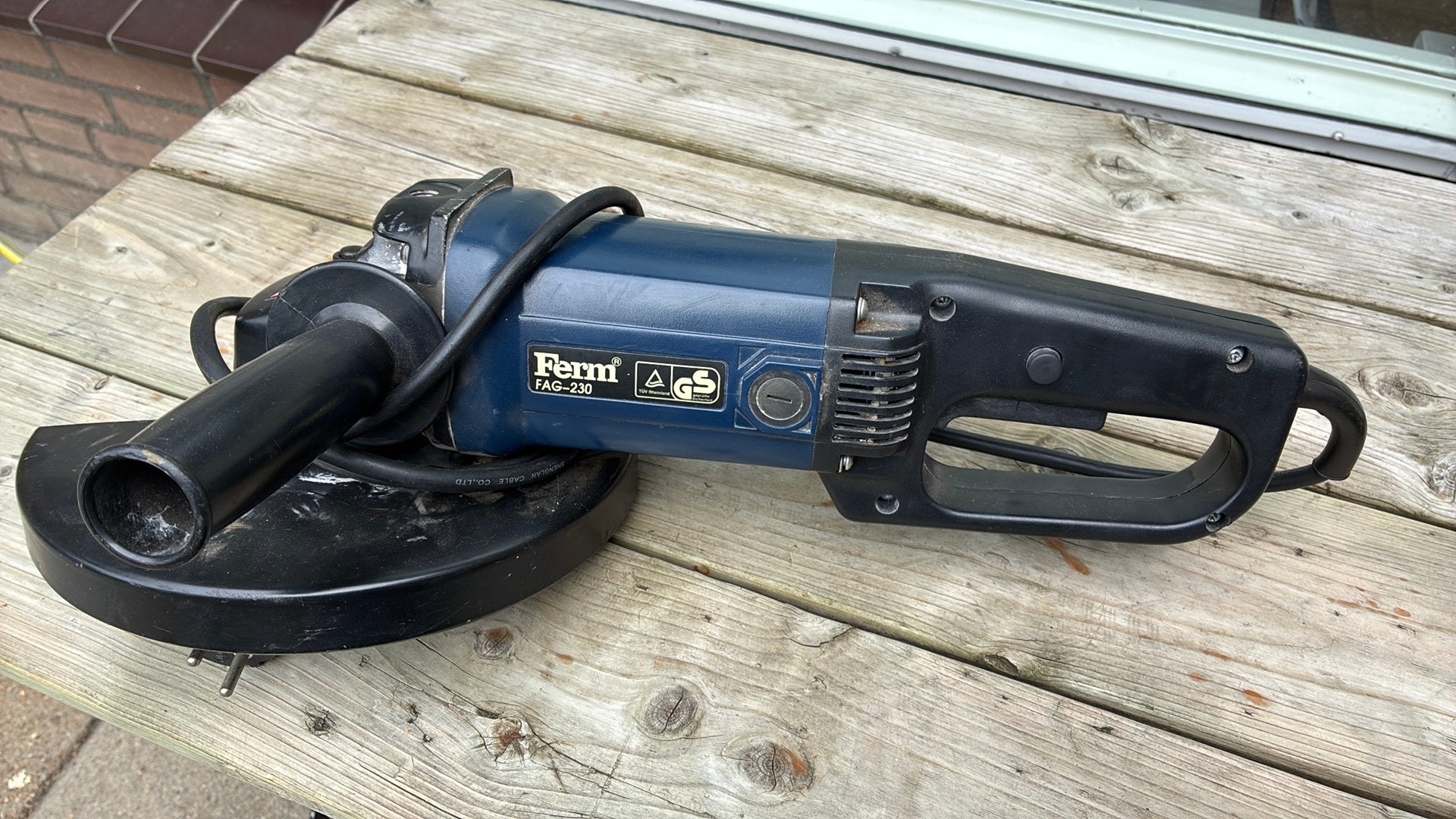 Haakse slijper  Ferm Fag 230, Ophalen, Gebruikt, 1000 watt of meer, Haakse handslijpmachine