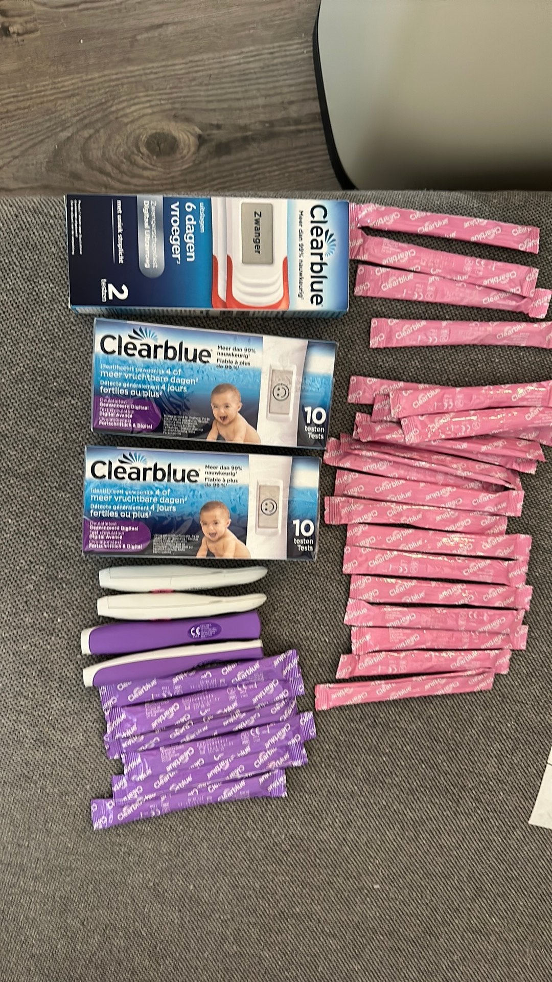 Clearblue Zwangerschapstesten en Ovulatietesten, Ophalen of Verzenden, Nieuw, Zwangerschap en Bevalling