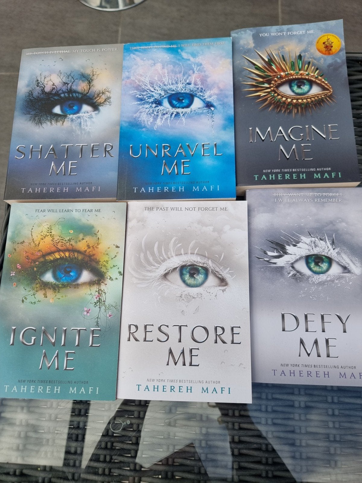 Shatter Me Serie - Tahereh Mafi - 6 boeken, Ophalen of Verzenden, Zo goed als nieuw, Tahereh Mafi, Wereld overig