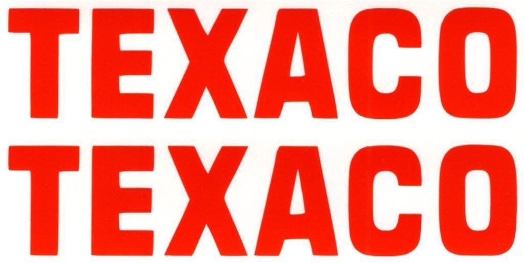Texaco sticker set #8, Verzenden