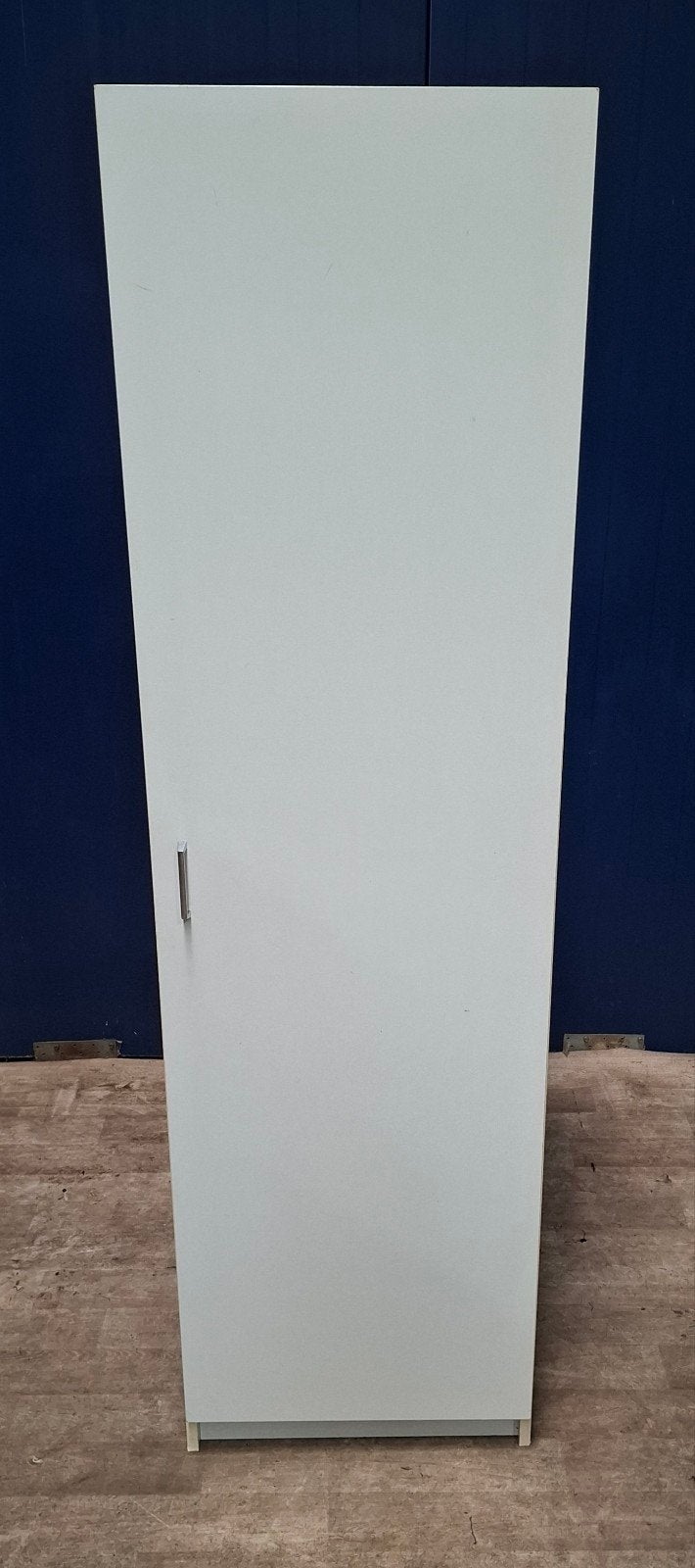 Witte badkamerkast/ legkast met deur 174 x 50 x 40 cm, Ophalen, (Half)hoge kast, Gebruikt, 50 tot 100 cm