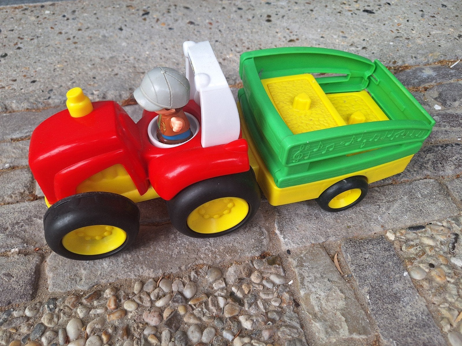 Little People trekker met geluid en aanhanger, Kinderen en Baby's, Ophalen of Verzenden