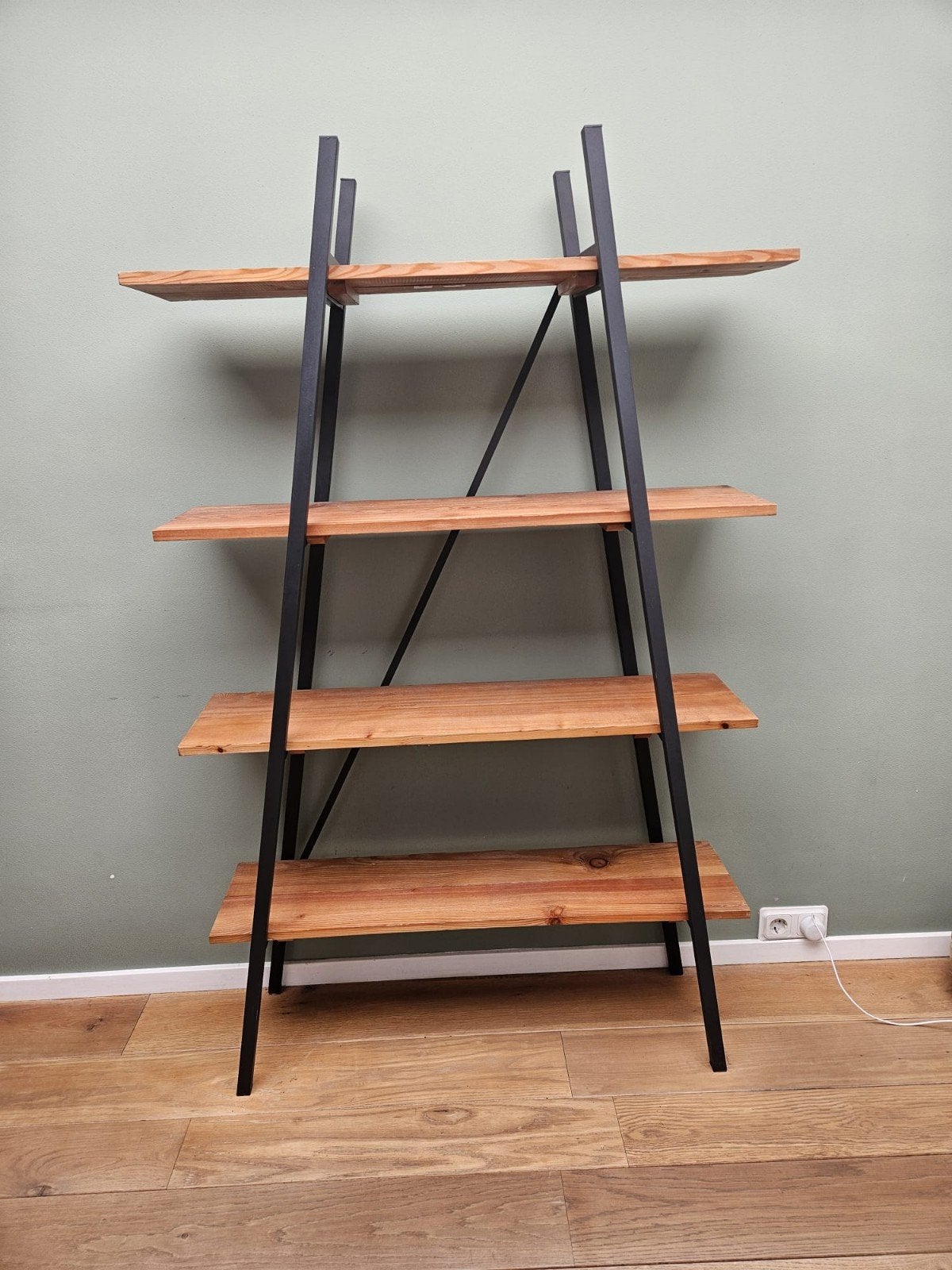wandmeubel boekenkast, Huis en Inrichting, Kasten | Wandmeubels, Ophalen, Gebruikt, Minder dan 150 cm, 150 tot 200 cm