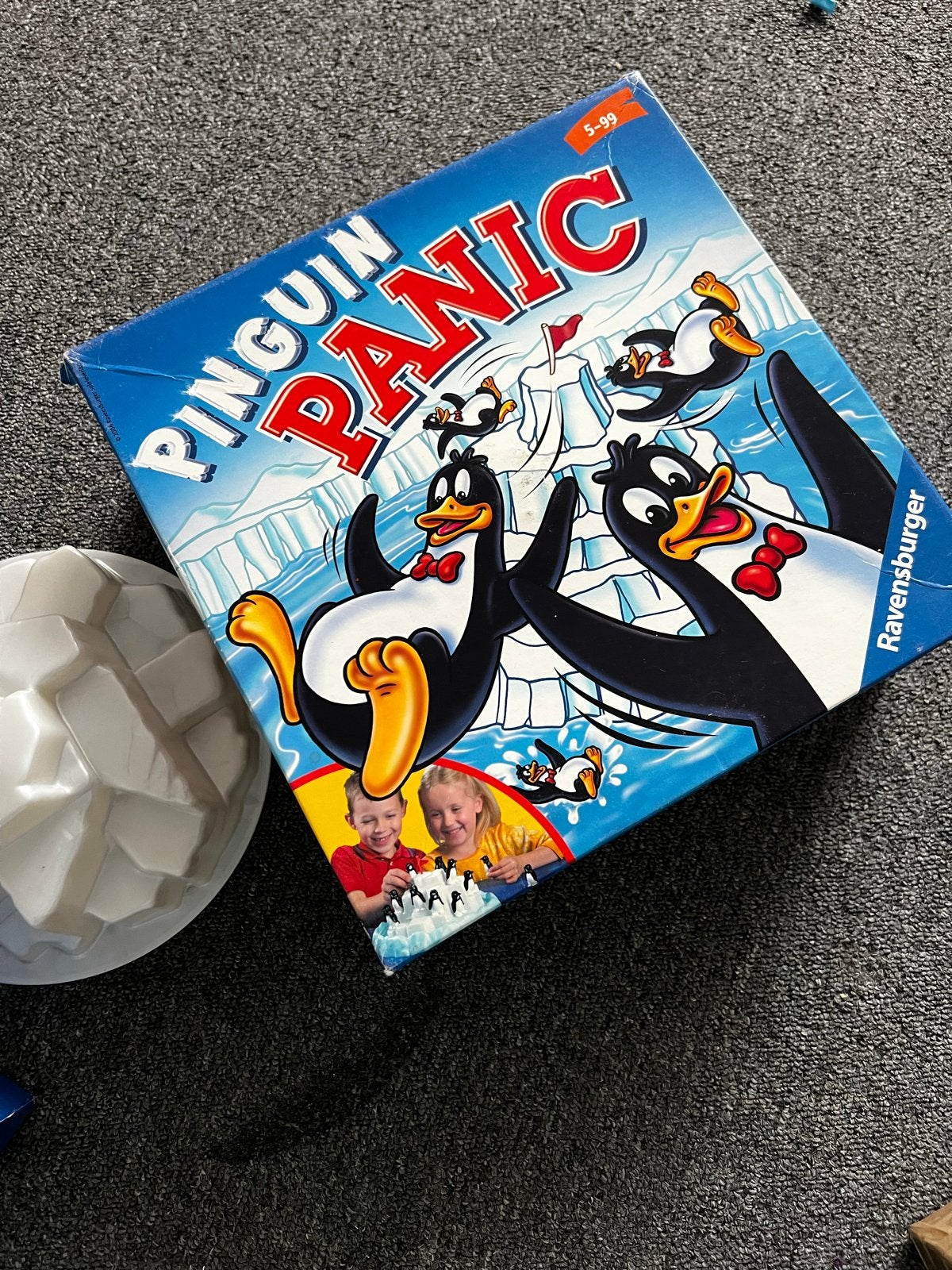 Pinguïn Paniek - Ravensburger familiespel, Drie of vier spelers, Ophalen of Verzenden, Gebruikt