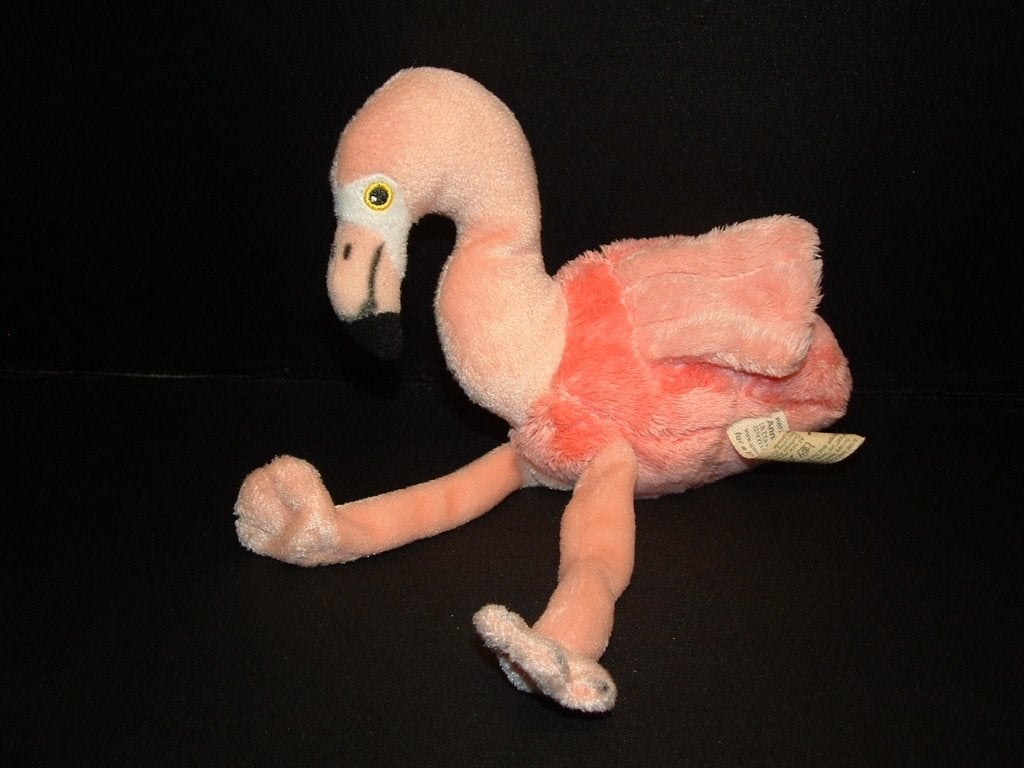 ANNA CLUB PLUSH VOGEL FLAMINGO PLUCHE ROZE MET, Kinderen en Baby's, Speelgoed | Knuffels en Pluche, Ophalen of Verzenden, Nieuw