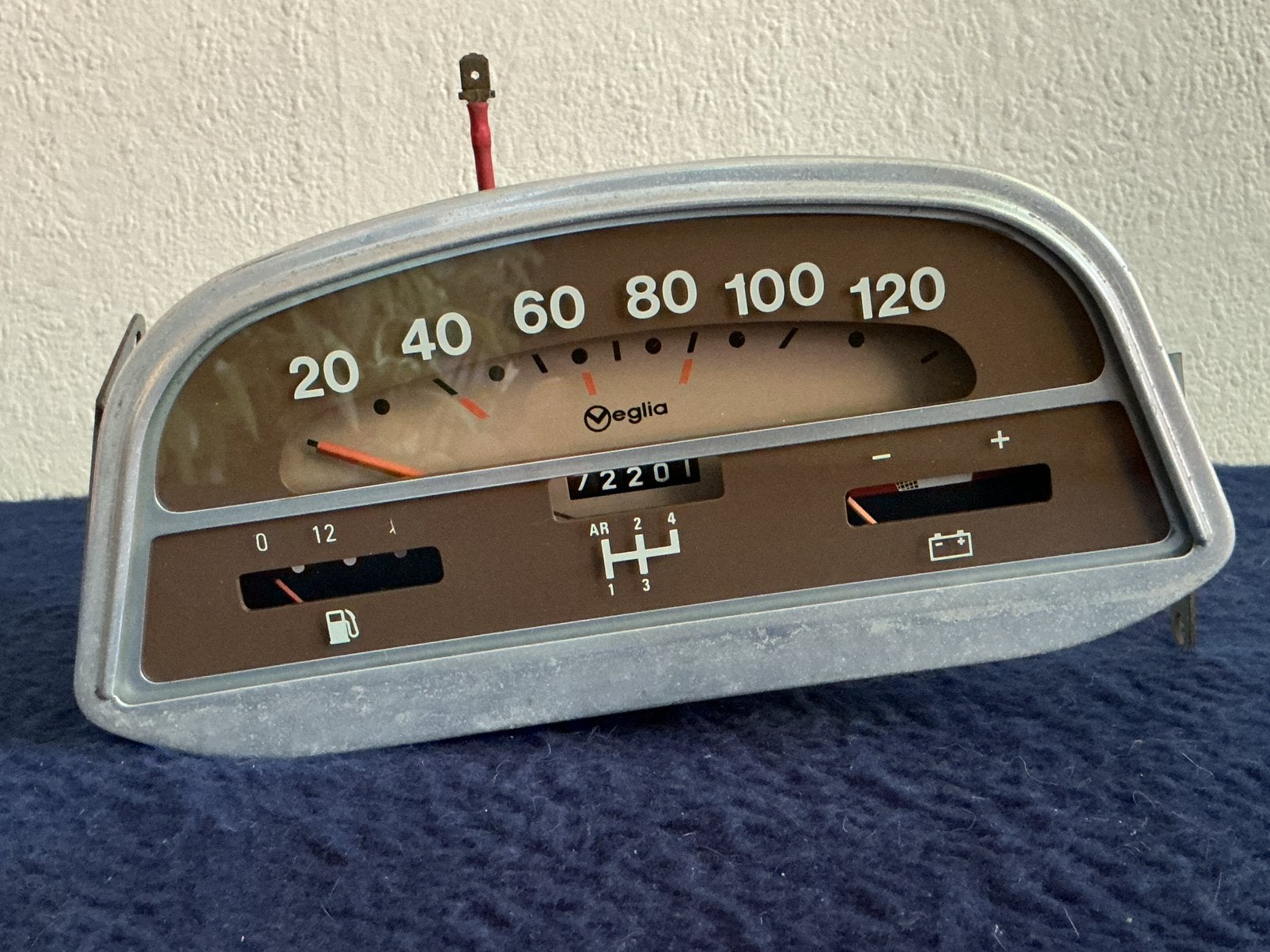 klassieke Veglia snelheidsmeter 2CV, Ophalen of Verzenden, Gebruikt