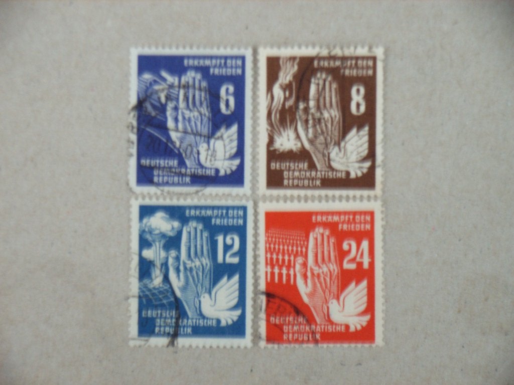 BL    DDR 276-279, Ophalen of Verzenden, DDR, Gestempeld