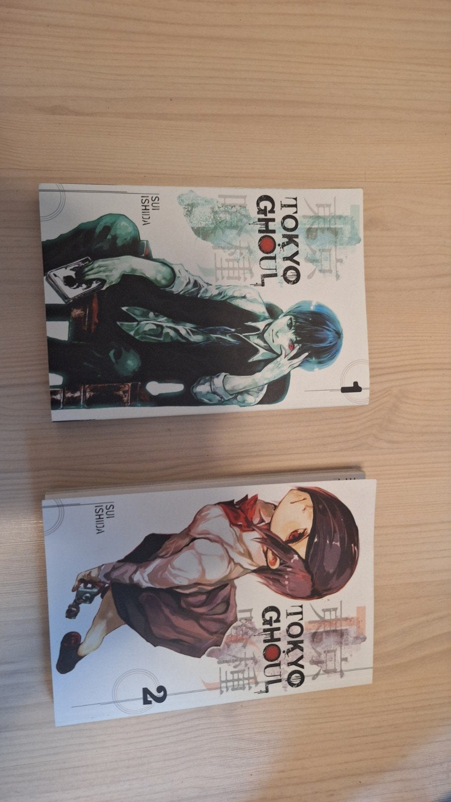 Tokyo Ghoul Manga Deel 1 & 2 - Zo goed als nieuw, Boeken, Meerdere stripboeken, Ophalen of Verzenden, Zo goed als nieuw, Sui Ishida