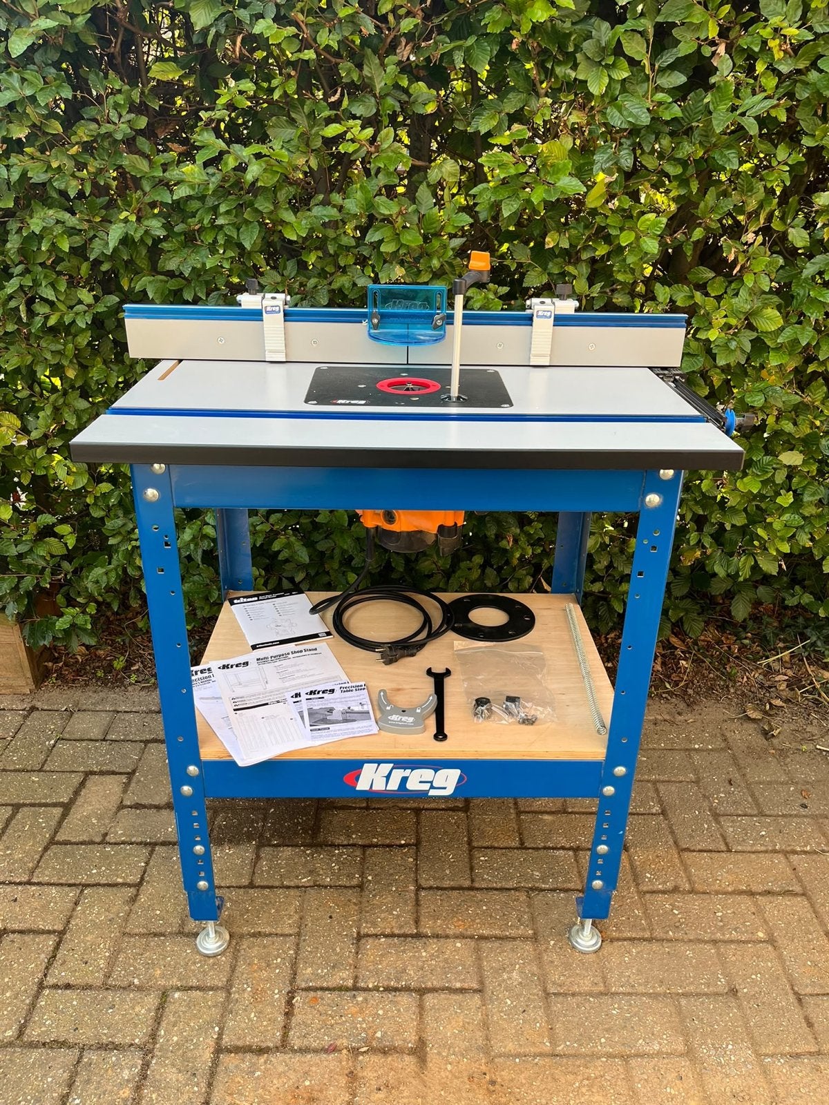 Kreg PRS1045 freestafel met Triton TRA001 2400w bovenfrees, Ophalen, Zo goed als nieuw, Elektrisch, Bovenfrees