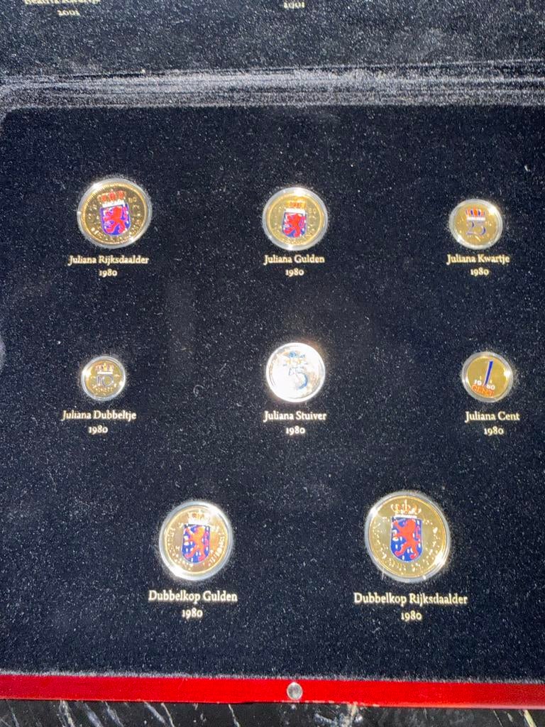 Set Nederlandse guldens en herdenkingsmunten, Ophalen of Verzenden, Koningin Juliana, Overige waardes, Setje