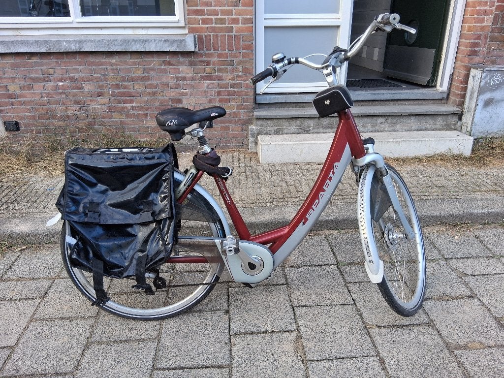 Electrische damesfiets Sparta GL ion 7 versnellingen 28", Fietsen en Brommers, Sparta, Versnellingen, Ophalen of Verzenden, Zo goed als nieuw