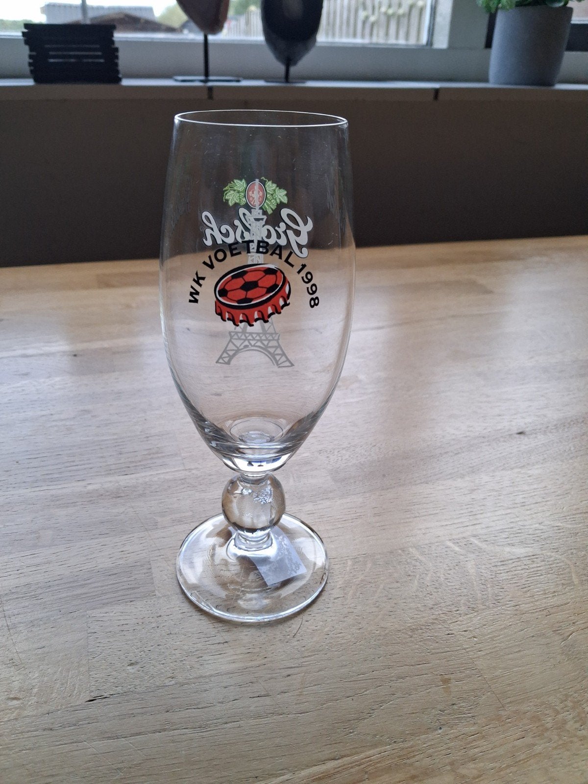 Grolsch WK Voetbal 1998 Bierglas, Ophalen of Verzenden, Zo goed als nieuw, Overige sporten, Overige typen