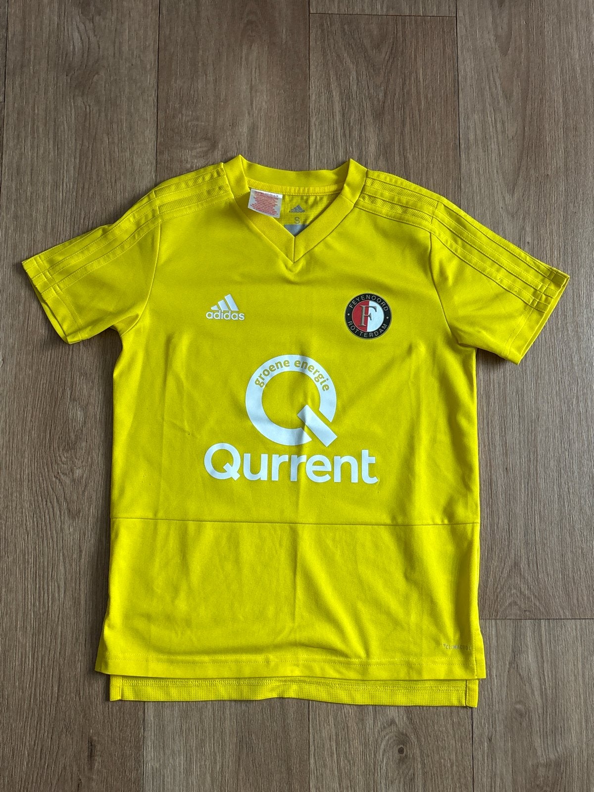 Feyenoord Voetbalshirt Geel - Maat S, Maat S, Ophalen of Verzenden, Zo goed als nieuw, Shirt