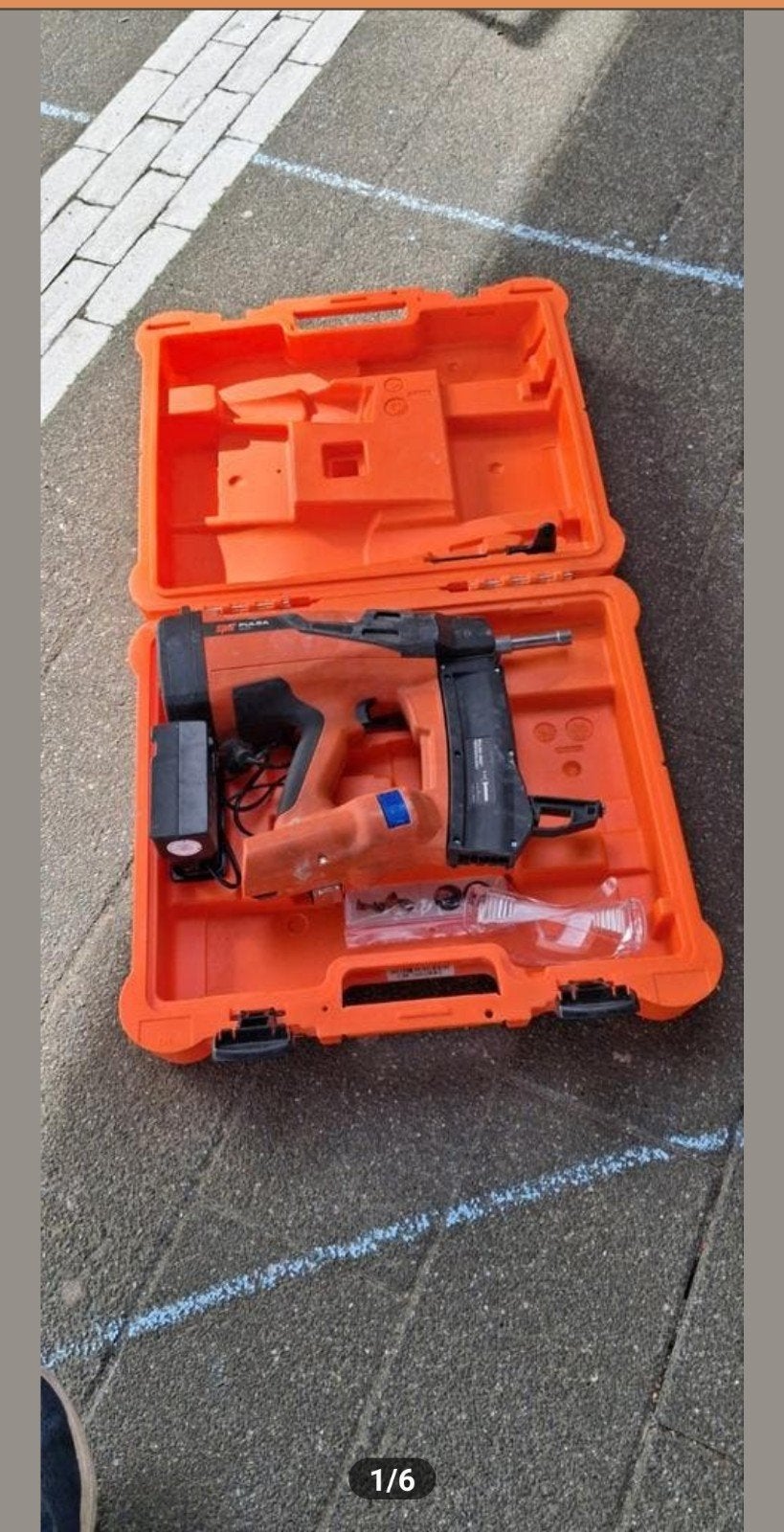 Spit Pulsa 800P Gas tacker met accu en koffer, Ophalen of Verzenden, Zo goed als nieuw, Overige typen