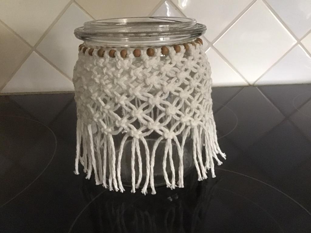 Windelicht Macramé, Ophalen of Verzenden, Zo goed als nieuw, Overige materialen
