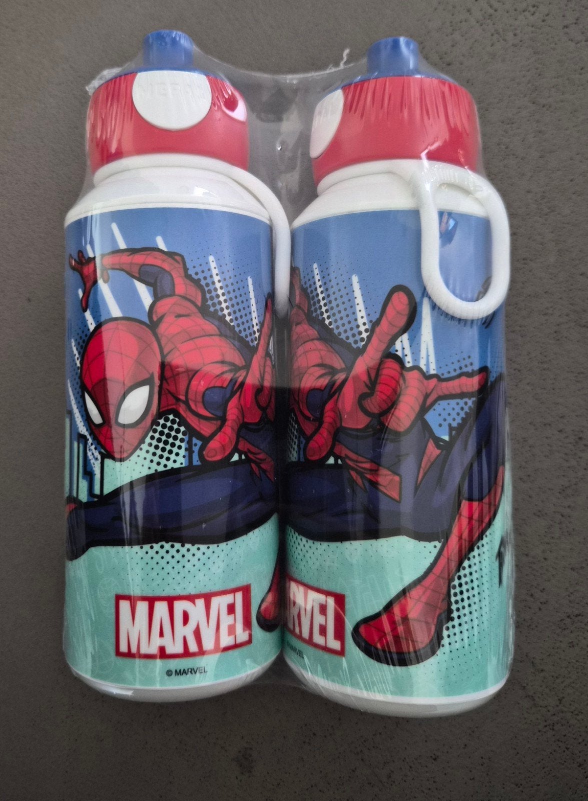 Mepal Spider-Man Drinkflessen - Set van 2, Ophalen of Verzenden, Nieuw
