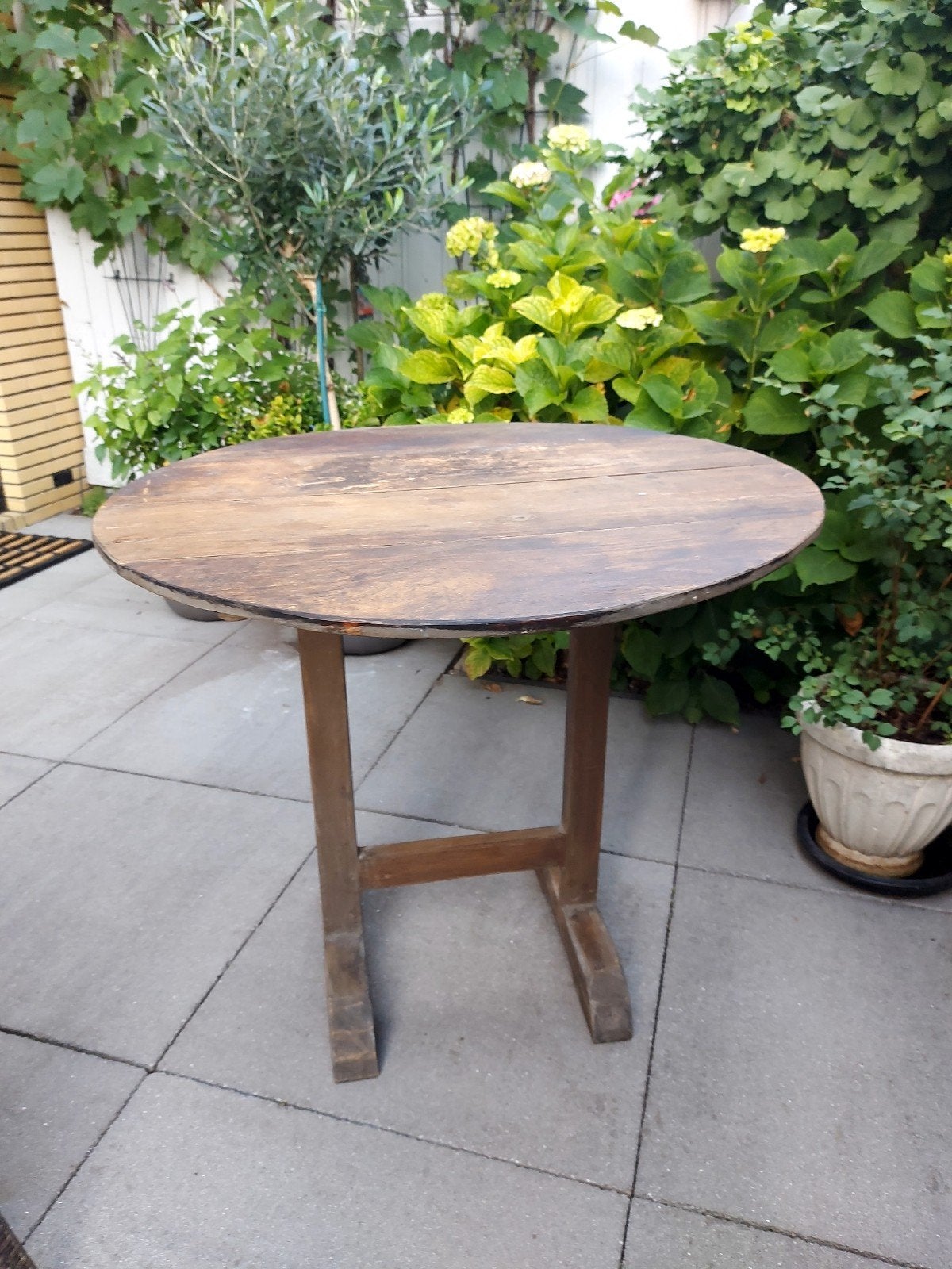 AURA PEEPERKORN TAFELTJE, Ophalen, Gebruikt, Rond, 75 cm of meer
