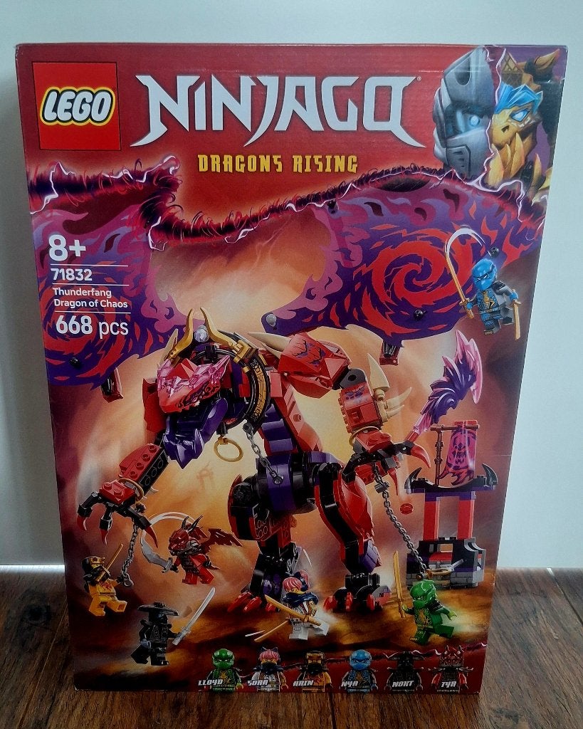 LEGO NINJAGO Bliksemtand Draak van Chaos 71832 [NIEUW], Nieuw, Ophalen of Verzenden, Compleet, Lego