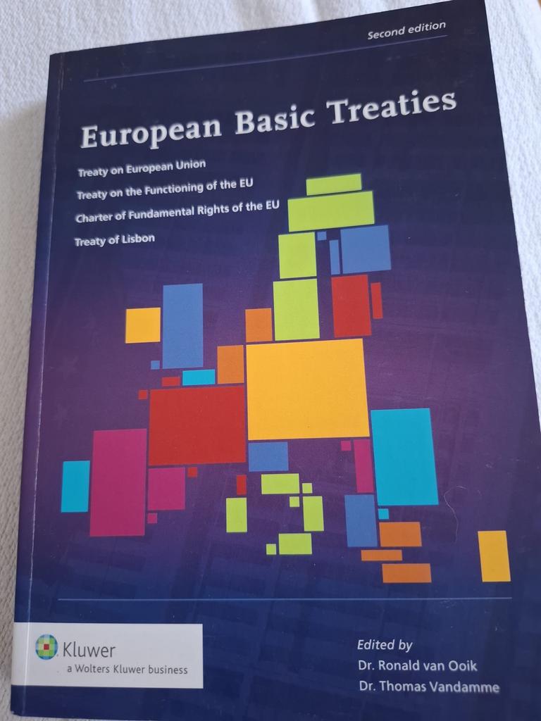 European Basic Treaties - tweede druk, Ophalen of Verzenden, Alpha, Zo goed als nieuw, WO