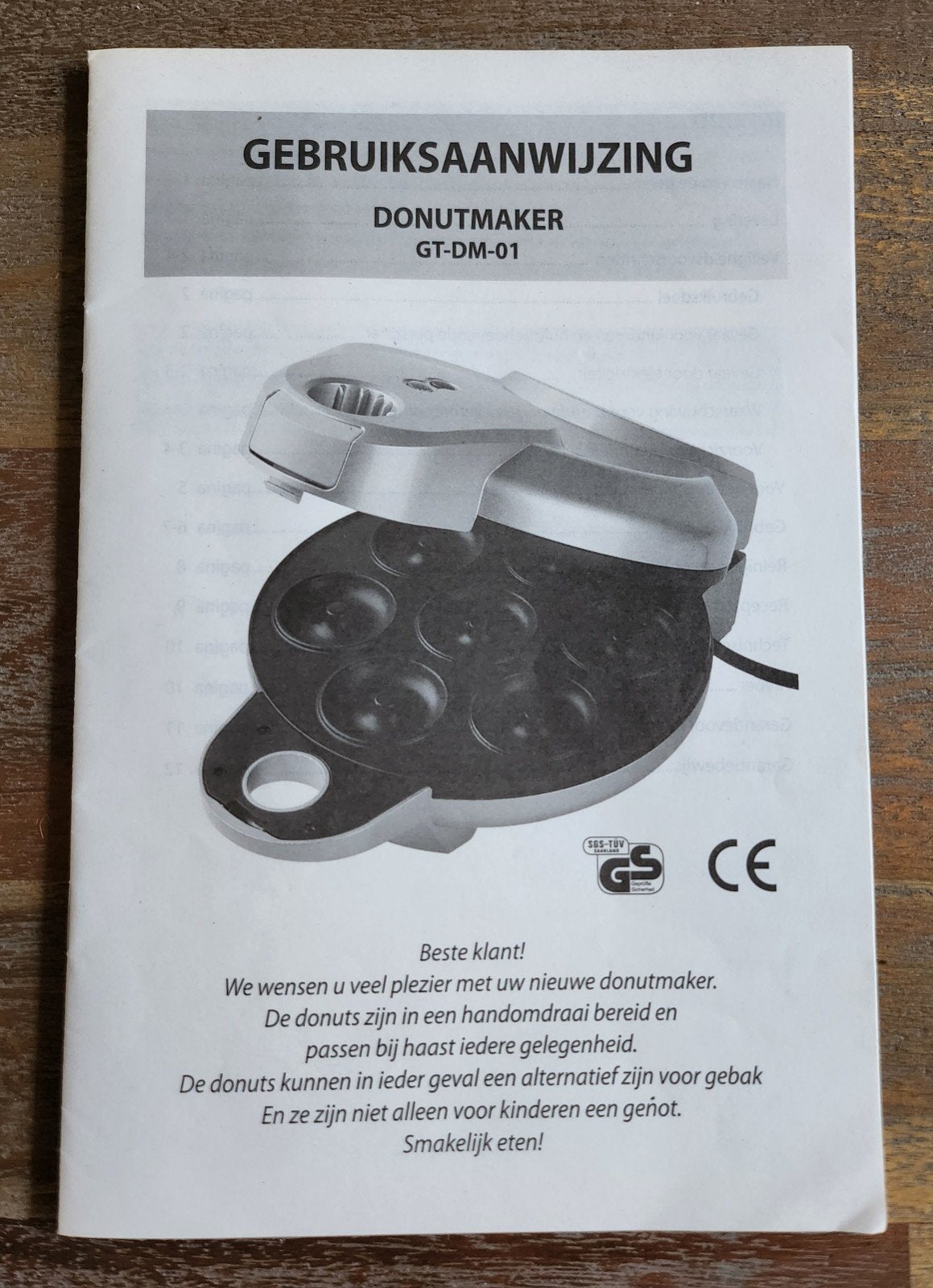 Donutmaker, Ophalen of Verzenden, Zo goed als nieuw