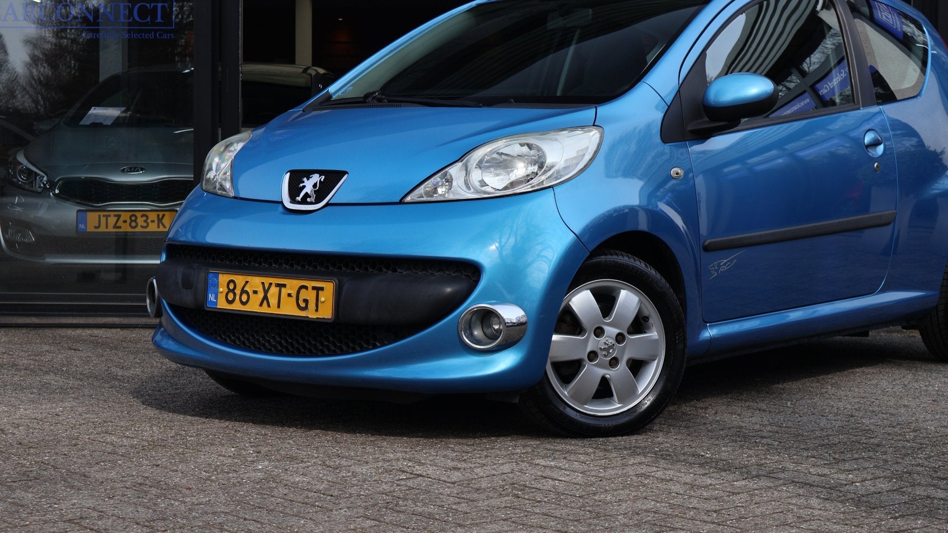 Peugeot 107 1.0-12V XS|PDC|Airco|LM-velgen|NAP|Elekt.pakket, Auto's, Peugeot, Voorwielaandrijving, Stof, Gebruikt, Zwart