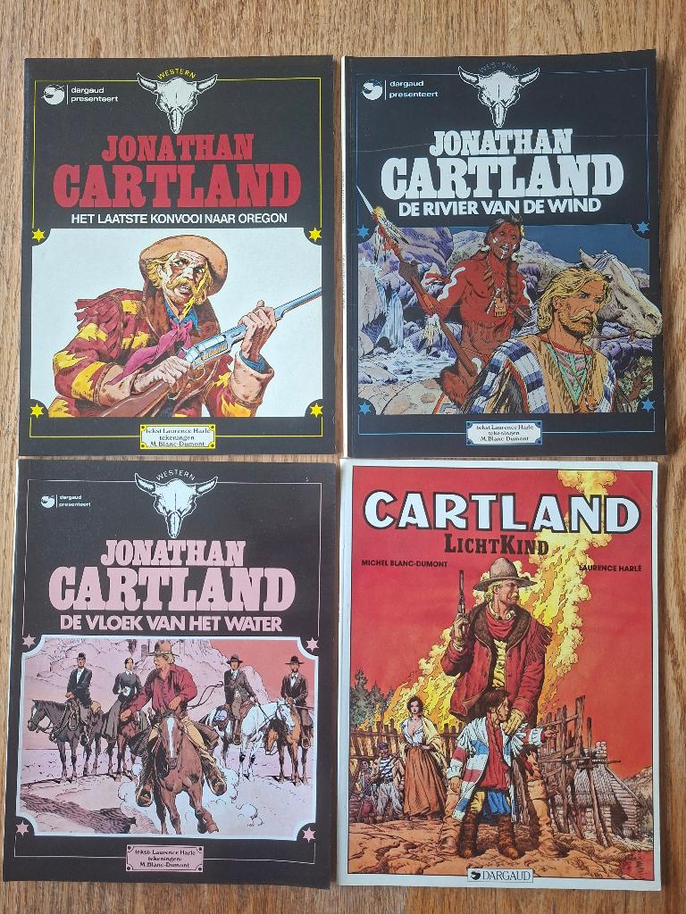 Jonathan Cartland 4x deel 1 5 6 9 ook los te koop of ruil, Boeken, Stripboeken, Gelezen, Ophalen of Verzenden, Michel blanc-dumont