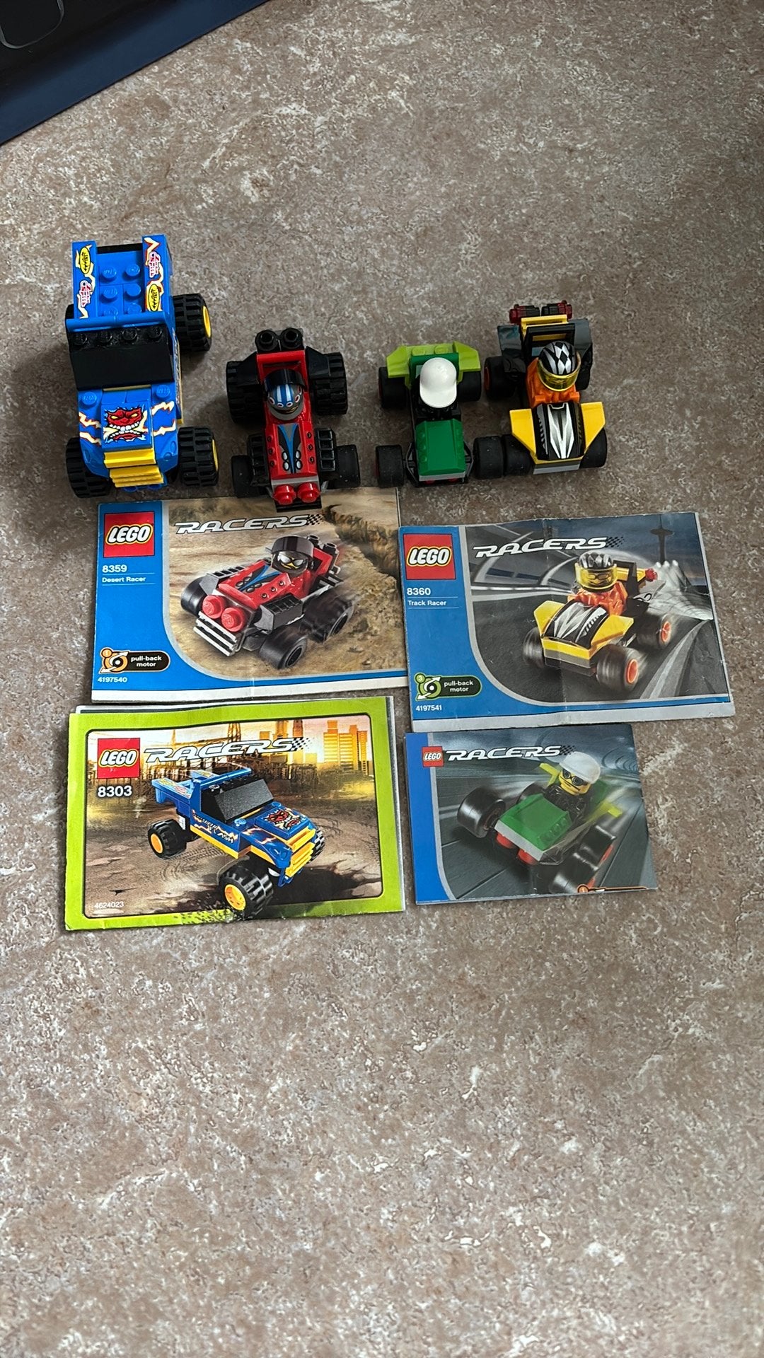 Lego 8303 8359 8360 4300 racers, Ophalen of Verzenden, Zo goed als nieuw