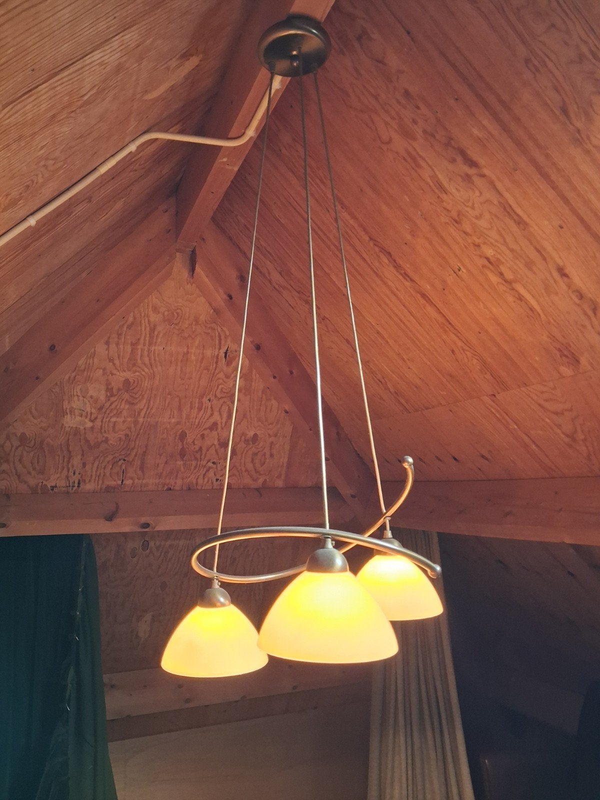 Plafondlamp, Ophalen