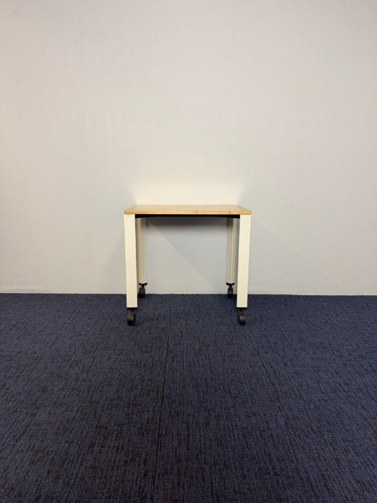 Verrijdbare tafel Ahrend 700, wit frame, 80 x 60 cm., Ophalen, Gebruikt