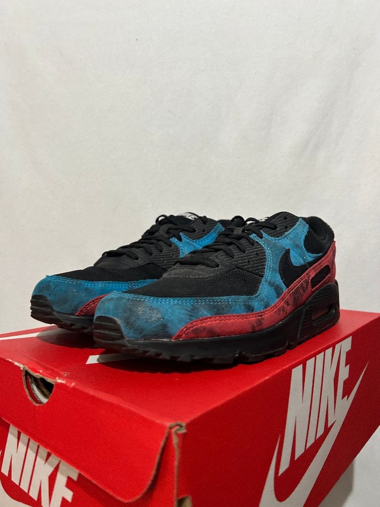 ALS NIEUW! Maat 45,5 - Nike Air Max 90 Tie-Dye, Overige kleuren, Verzenden, Nike, Nike