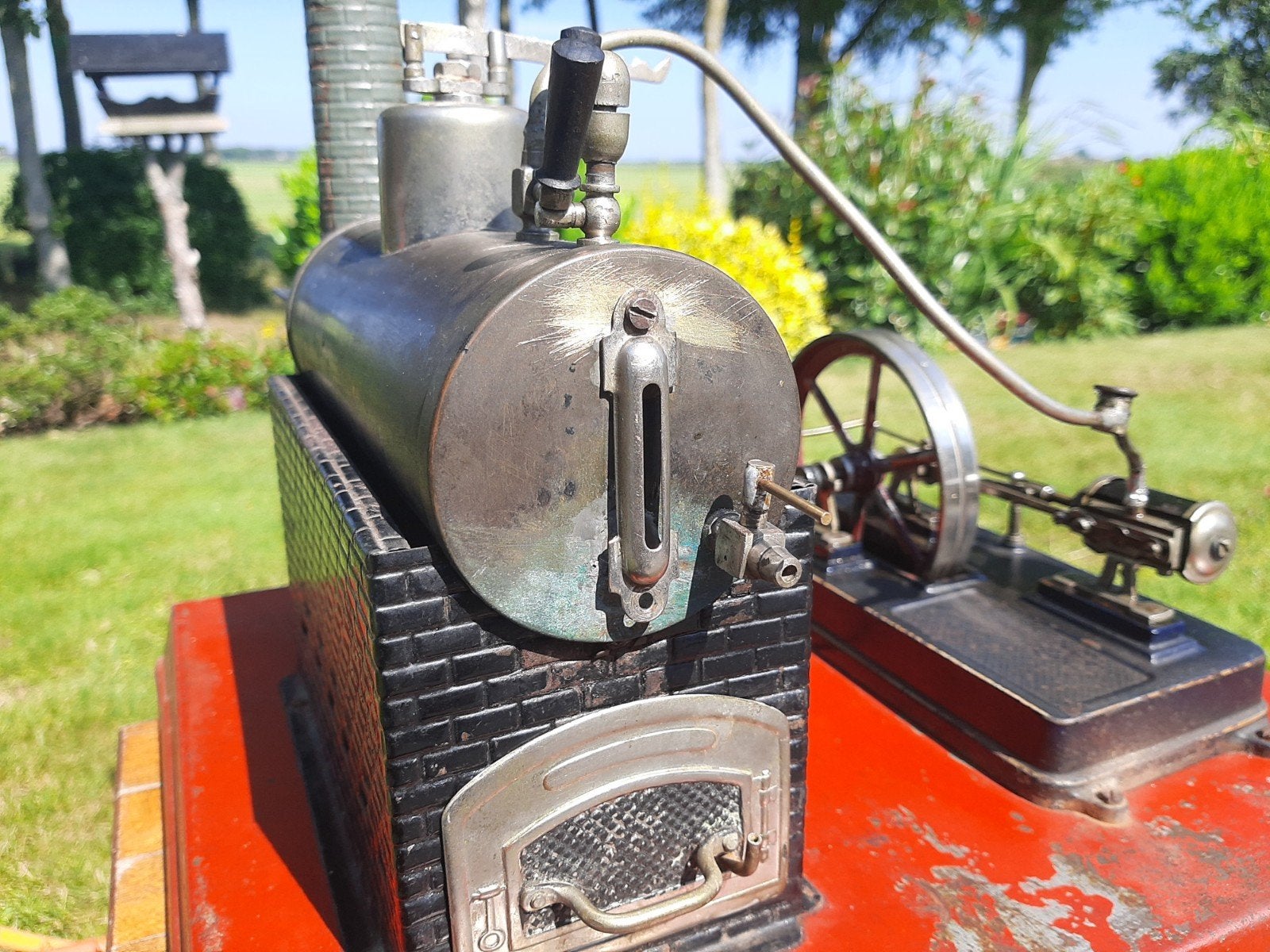 gezocht, peilglas voor Bing stoommachine, Ophalen of Verzenden, Groter dan 1:32