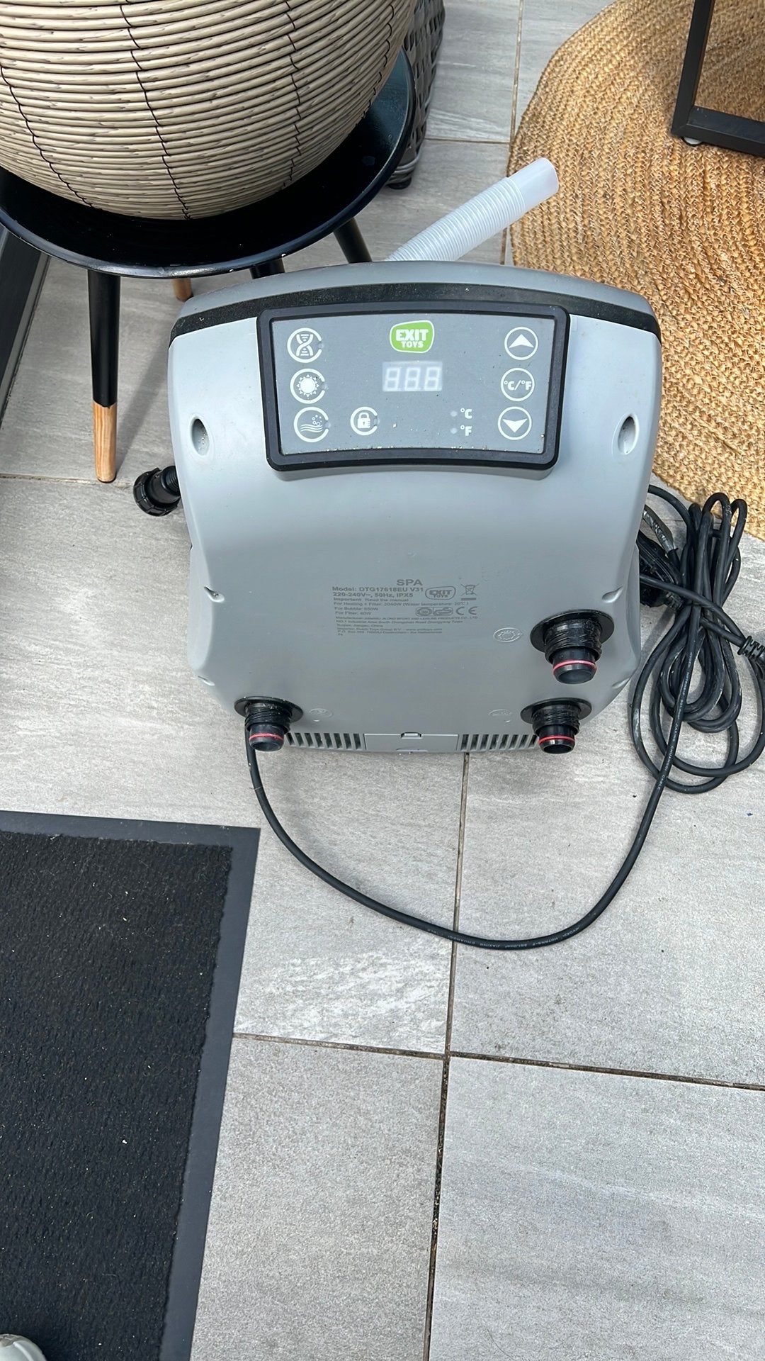 Exit Toys warmte bubbel pomp voor spa, Ophalen, Zo goed als nieuw, Filter