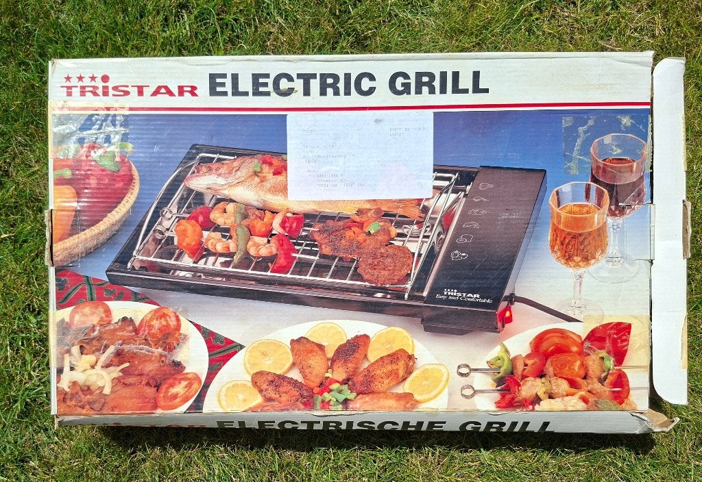 Tristar Elektrische Grill - Nieuw in doos, Tuin en Terras, Elektrische barbecues, Ophalen of Verzenden, Nieuw, Tristar