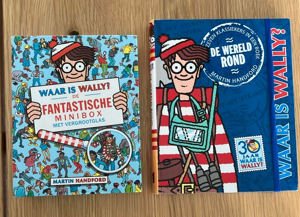 Ophalen! Waar is Wally fantastische minibox + de wereld rond, Boeken, Ophalen, Zo goed als nieuw