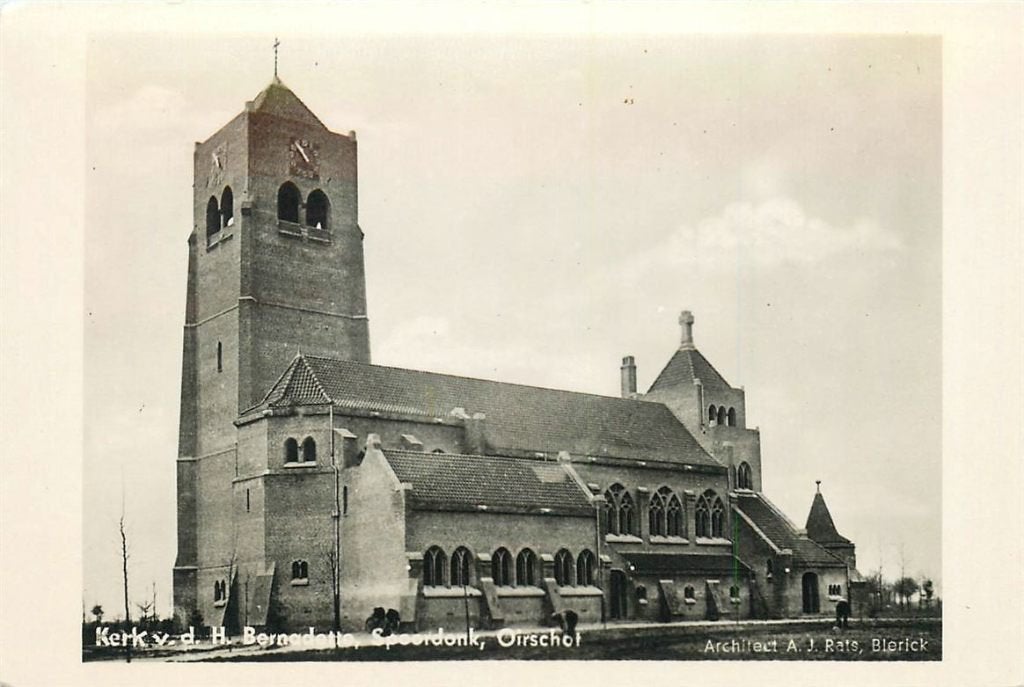 701-141-039 Oirschot Kerk vd H Bernadette, Verzamelen, Verzenden, Voor 1920, Noord-Brabant