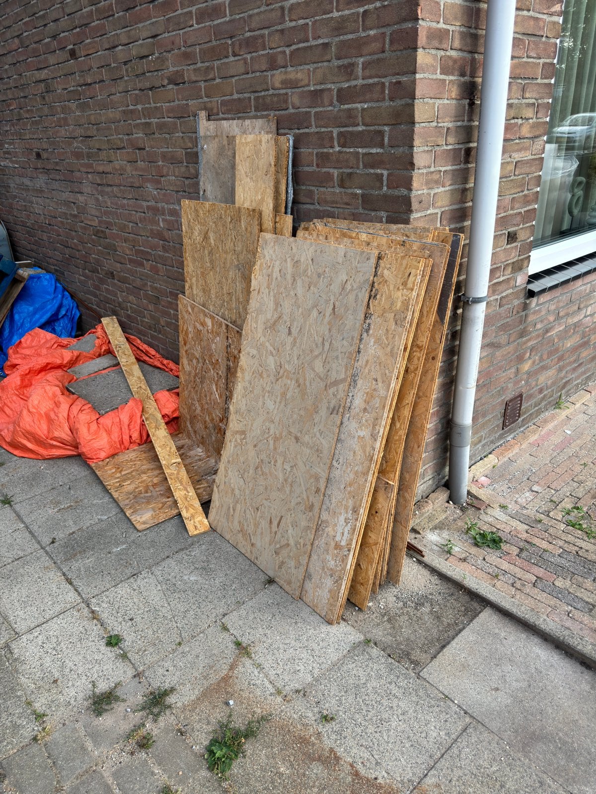 GRATIS Gebruike OSB platen, Ophalen, Gebruikt