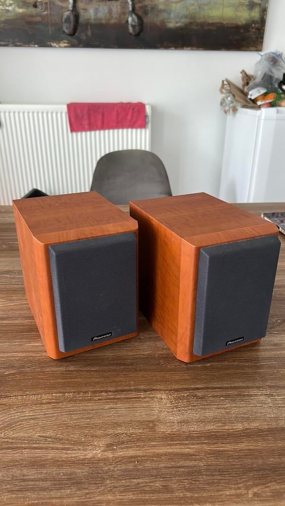 Set pioneer boekenplankspeakers, Audio, Tv en Foto, Luidsprekers, Overige merken, Gebruikt, Ophalen of Verzenden, Minder dan 60 watt