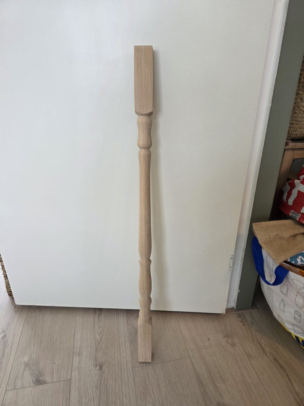 Gedraaide spijl klassiek eikenhout 92cm nieuw, zes stuks, Doe-het-zelf en Verbouw, Ophalen, Eiken, Overige typen, Nieuw
